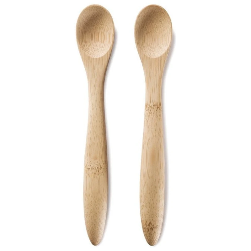 Bambus Baby Löffel (je 16,5cm) - 2er Set