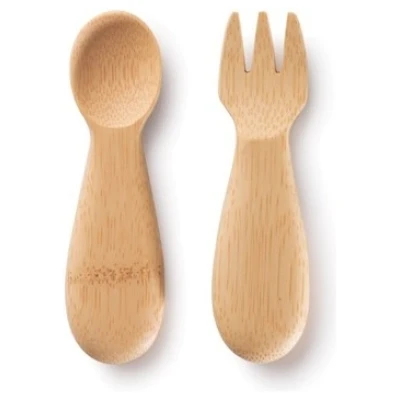 Bambus Besteck für Babys und Kleinkinder (je 11cm)