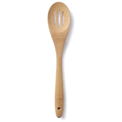 Bambus Kochlöffel mit drei Schlitzen (30,5cm) - Essential Organic Series