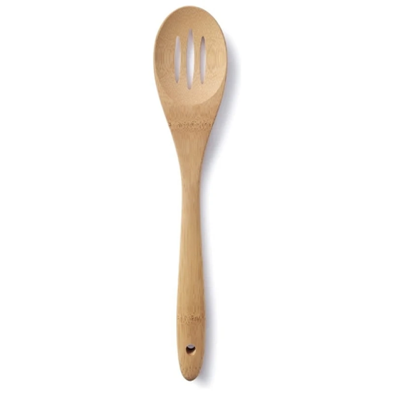 Bambus Kochlöffel mit drei Schlitzen (30,5cm) - Essential Organic Series