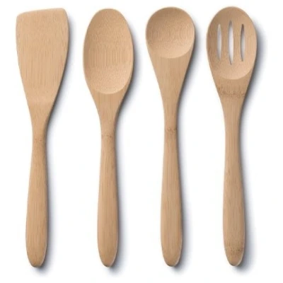 Bambus Küchenhelferset 4-teilig - Essential Organic Serie