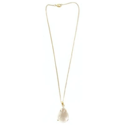 Bergkristall Halskette gold filled von Crystal and Sage