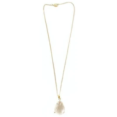 Bergkristall Halskette gold filled von Crystal and Sage