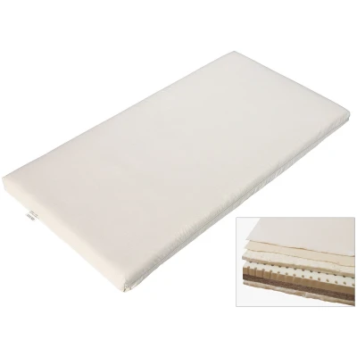 Bio-Kindermatratze Kokos-Naturlatex Bio-Baumwolle - die Wendematratze 60x120 cm