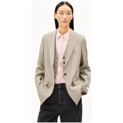 Blazer Mikulaa Check Beige
