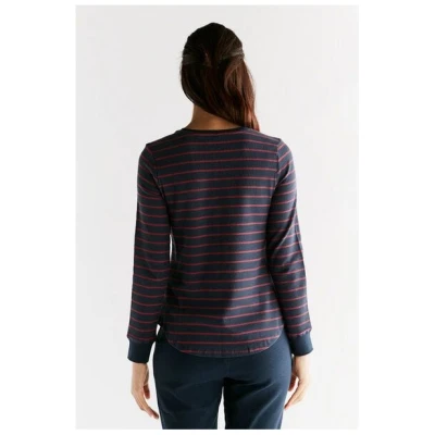 Damen Langarmshirt aus 100% Bio-Baumwolle Pyjama Waffelstrick 1252" Leela Cotton"
