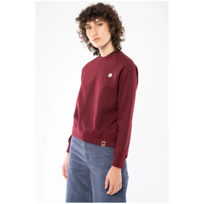 Damen Sweatshirt Pullover mit Raglanärmeln aus Bio Baumwolle, Baumwolle