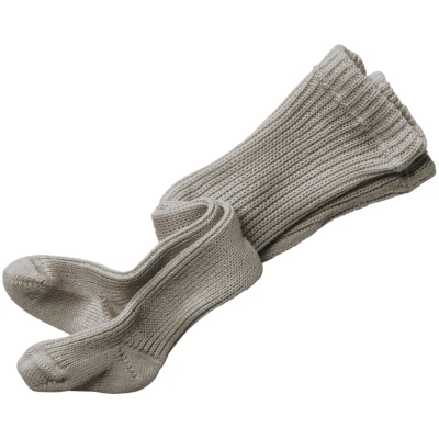 Dicke Baby-Strumpfhose Bio-Schurwolle grau-melange Gr.00