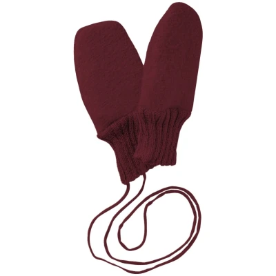 Disana Baby Handschuhe Bio-Merinowolle Walk cassis Gr.1 (7-8 Monate)