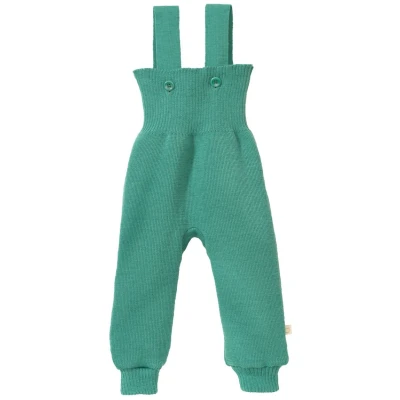 Disana Baby Hose mit Trägern Bio-Merinowolle mint Gr. 62/68