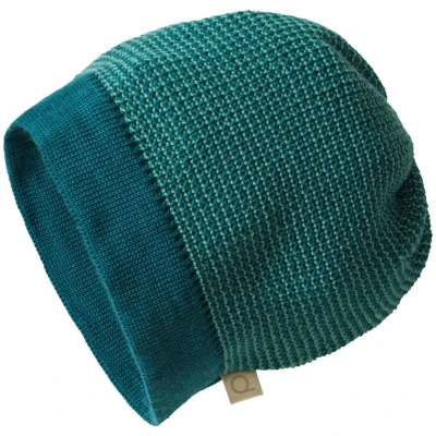 Disana Kinder Mütze Beanie Bio-Merinowolle melange-pacific-mint Gr.1 (42-46 cm)