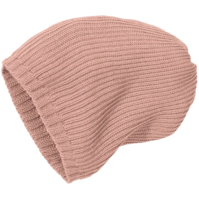 Disana Kinder Mütze Bio-Merinowolle Strick Qualität rosé Gr. 2