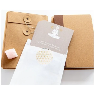 Divasya Affirmationskarten Set | 40 Affirmationen & 1 Bullet-Journal
