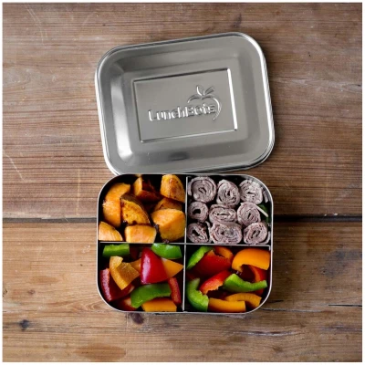 Edelstahl Bento Box Medium - Quad