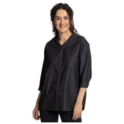 Elkline Damen Bluse Classy | Tunika im Jeanslook | klassisch elegant