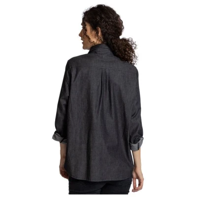 Elkline Damen Shirt Classic | Sommer-Tunika | mit Hemdkragen | halbe Knopfleiste
