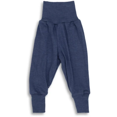 Engel Natur Baby Hose Wolle Seide marine Gr. 62/68