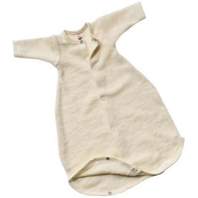 Engel Natur Frühchen und Baby Schlafsack Langarm Bio-Merinowolle natur Gr. 1 (50cm) passend für Gr. 38-44