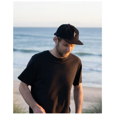 FUXBAU fux Cord Cap - schwarz