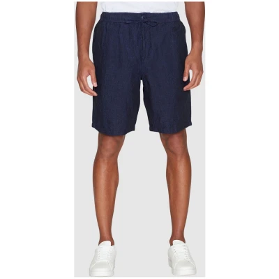 Fig Loose Linen Shorts