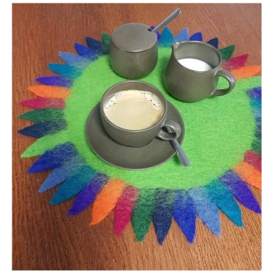 Frida Feeling Untersetzer / Tischsets "Sonne" aus Filz