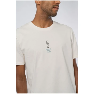 Friends not Food Vintage White T-Shirt, Baumwolle