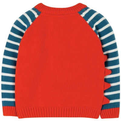 Frugi Baby und Kinder Pullover Dino Gr.3 (6-12 Monate)