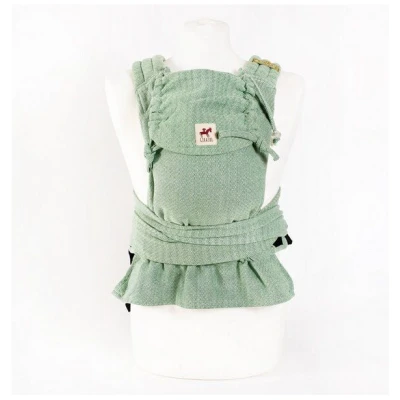 Girasol GbR MySol Babytrage Plant Dyed mit Bindehüftgurt (Mei Tai) Babycarrier