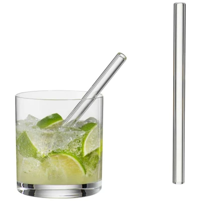 Glas Trinkhalm im 6er Set - in verschiedenen Längen kaufen
