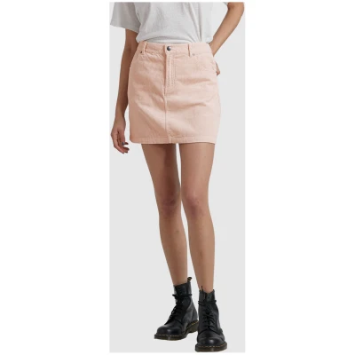 Hazel Hemp Corduroy Mid Rise Skirt
