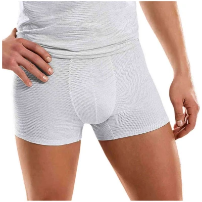 Herren Boxershorts aus Baumwolle & Silber gegen E-Smog