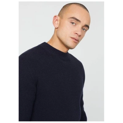 Herren Strickpullover aus Bio-Woll & Bio-Baumwolle Mix - CHIVES - recolution