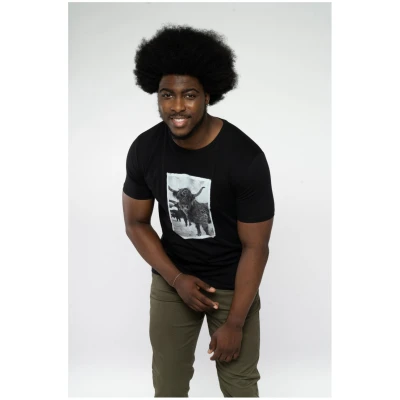 Highland Cuddle T-Shirt für Männer, Baumwolle