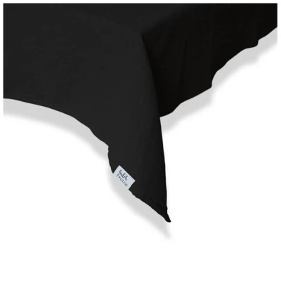 Hutch&Putch Musselin-Tischdecke "Angelina" · Schwarz