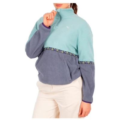 Iriedaily - Women's Holina Fleece Troyer - Fleecepullover Gr XL grau