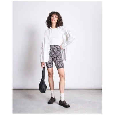 JAN N JUNE BIKER SHORTS LEO PRINT GOTS
