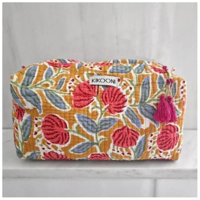 KIKOONI handgefertigte Kosmetiktasche "Tuscany dreams"