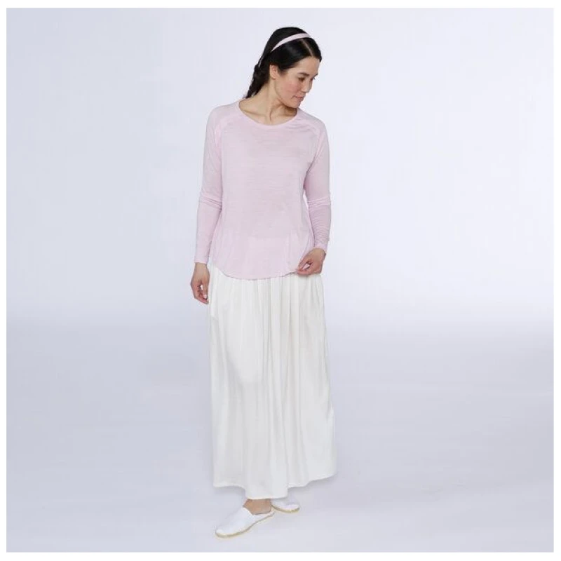 Kaipara - Merino Sportswear URBAN Merino Raglan Longsleeve Damen Oversized 150