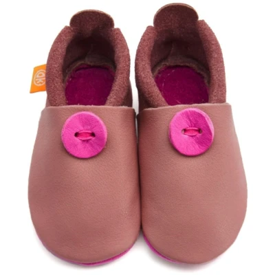 Kinder Barfußschuhe Krabbelschuhe Bio-Leder "Amigo" lila Gr. 24/25