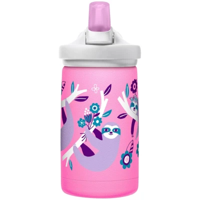 Kinder Edelstahl Trinkflasche Eddy und Kids Flowerchild Sloth Fassungsvermögen 350 ml