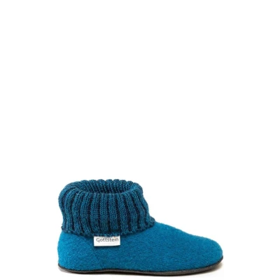 Kinder Hüttenschuhe Hausschuhe Wollwalk Filzsohle arctic Gr.24
