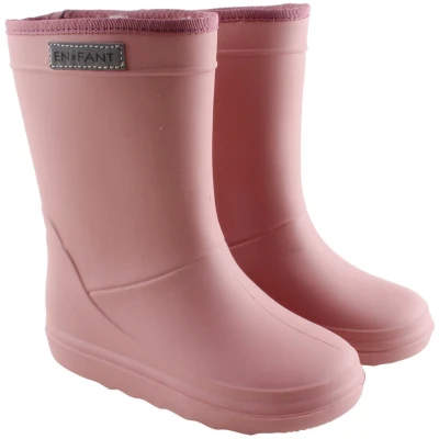 Kinder Thermo Gummistiefel mit Schurwoll-Fell rose Gr.23