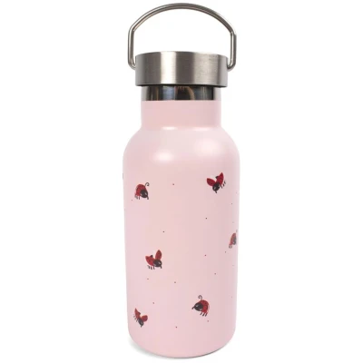 Kinder Trinkflasche Edelstahl - Lucky Maße 7,30 x 7,30 x 20,70 cm, Volumen 350 ml