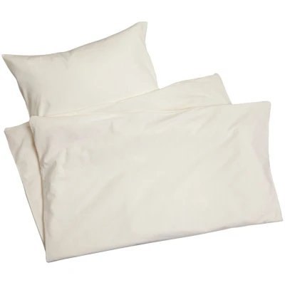 Kinderbettwäsche Bio-Baumwolle Biber natur Bettbezug 100 x 135 cm, Kissen 40 x 60 cm