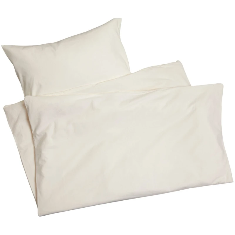 Kinderbettwäsche Bio-Baumwolle Biber natur Bettbezug 100 x 135 cm, Kissen 40 x 60 cm
