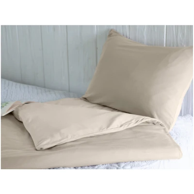 Kinderbettwäsche zum Wenden Bio-Baumwolle Jersey Sand Bettbezug 100 x 135 cm, Kissen 40 x 60 cm