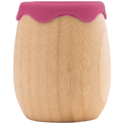 Kindergeschirr Becher, aus Bambus, kirsch Maße 9 x 6 cm