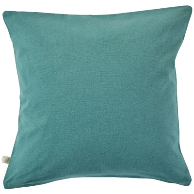 Kissenbezug Bio-Baumwolle Biber-Qualität grün Maße 40 x 40 cm
