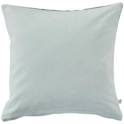 Kissenbezug Bio-Baumwolle Biber-Qualität grün Maße 40 x 40 cm