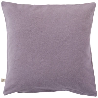 Kissenbezug Bio-Baumwolle Biber-Qualität lila Maße 40 x 40 cm